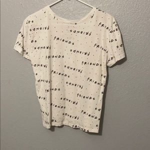 White T-shirt friends T-shirt